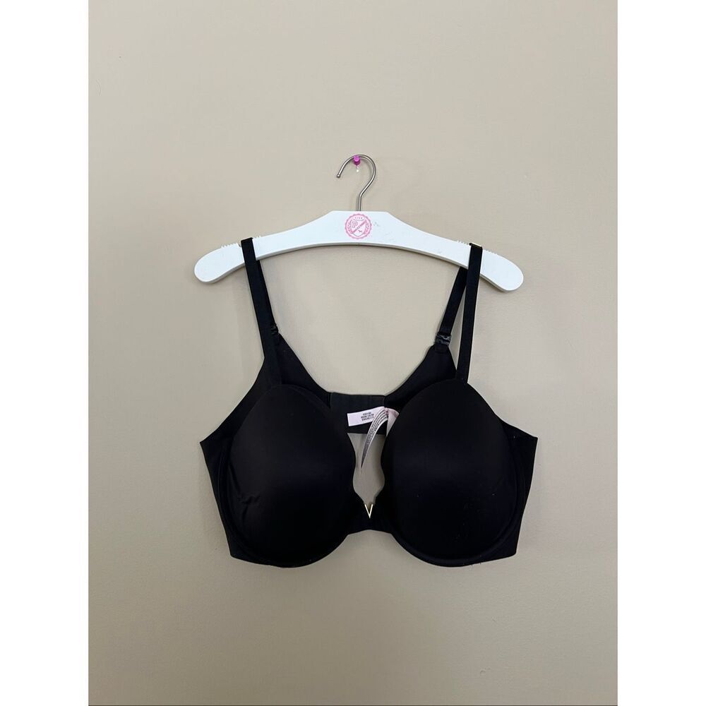 Victoria’s Secret Black Lined Demi Bra Woman’s Size 40D -BALLY